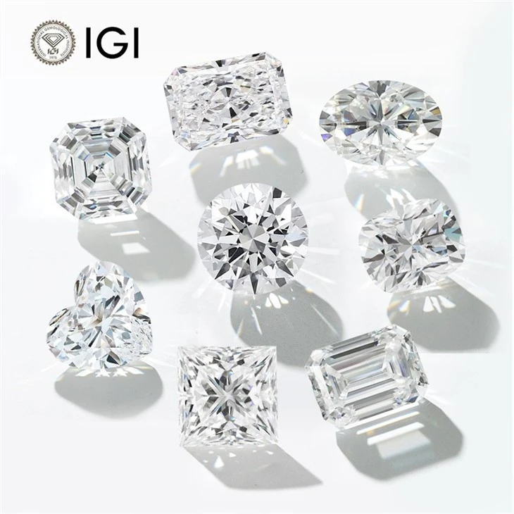 Lab Diamond Emerald Cut With IGI Certificate
