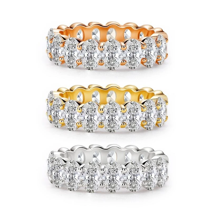 Oval Eternity Band Lab Diamond
