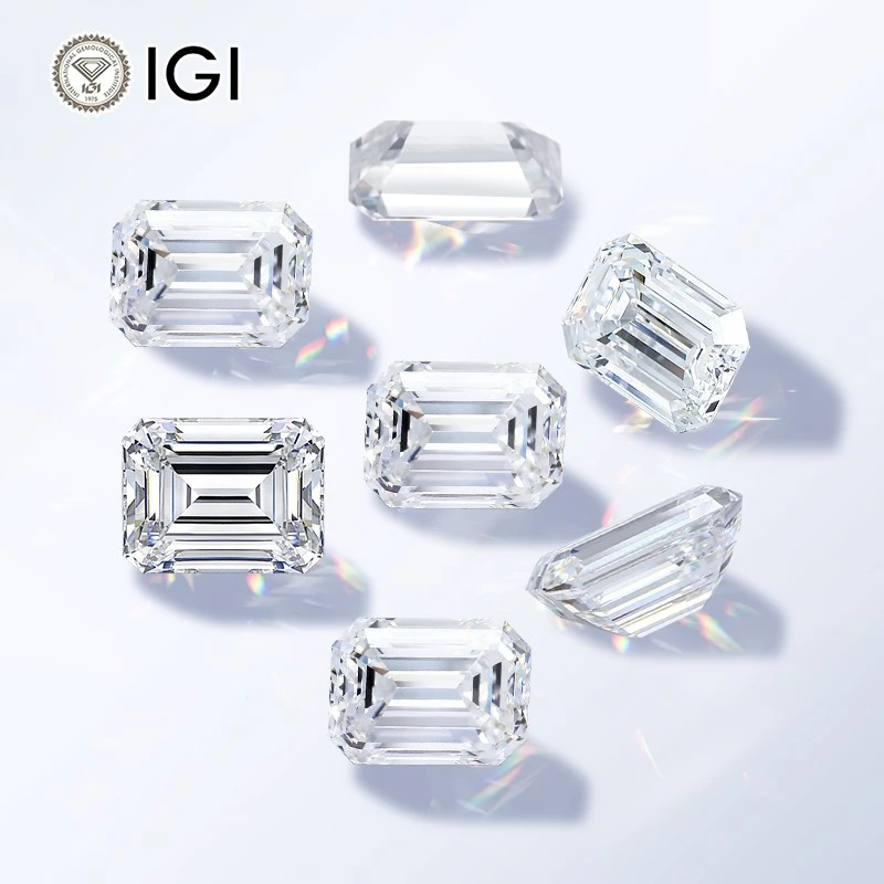 igi grown diamond emerald cut igi grown diamond emerald cut